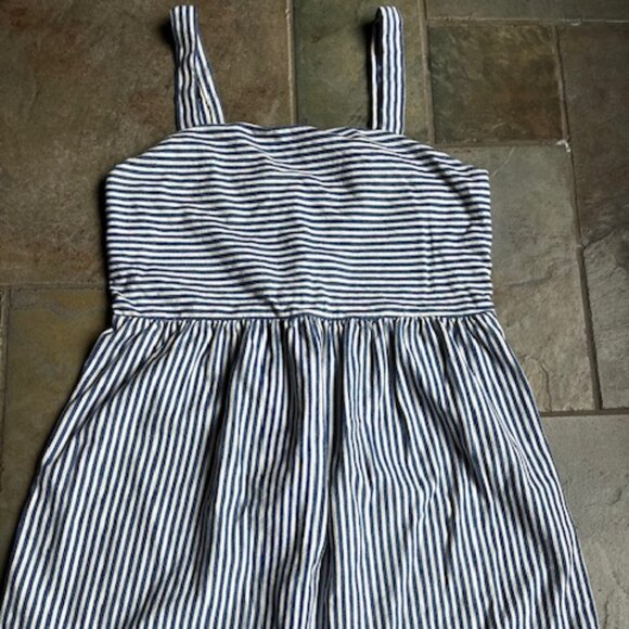 LOFT Summer Sleeveless Nautical Vibe Dress in Women's Size Medium - Picture 2 of 4